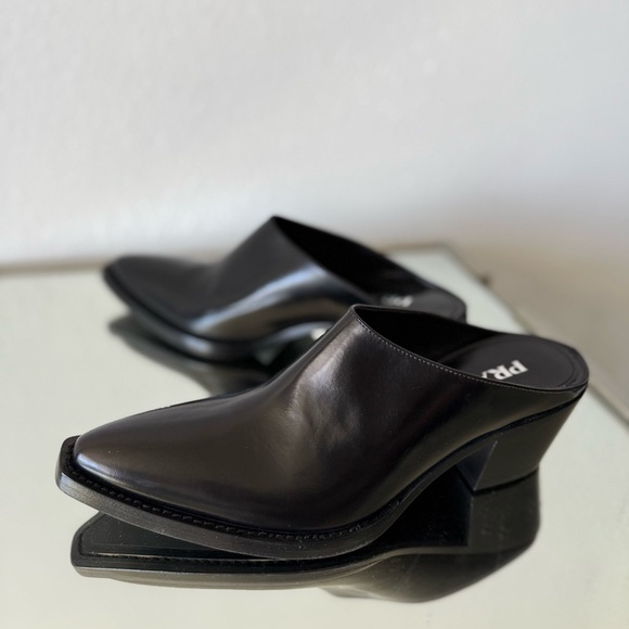 New Prada Texano Pointed Toe Mule $1,390 38.5 - Picture 11 of 14